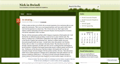 Desktop Screenshot of nickinbwindi.wordpress.com
