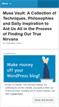 Mobile Screenshot of musevault.wordpress.com