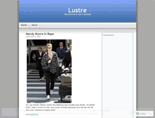 Tablet Screenshot of lustre.wordpress.com