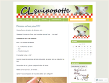 Tablet Screenshot of clquipopotte.wordpress.com