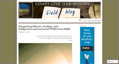 Desktop Screenshot of coastliveoakschool.wordpress.com