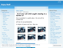 Tablet Screenshot of enjoystuff.wordpress.com