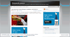 Desktop Screenshot of mohammediaannonces.wordpress.com