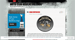 Desktop Screenshot of motoclubaguilasvolando.wordpress.com