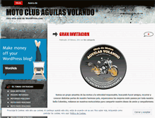 Tablet Screenshot of motoclubaguilasvolando.wordpress.com