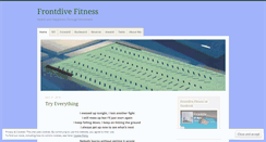 Desktop Screenshot of frontdivefitness.wordpress.com