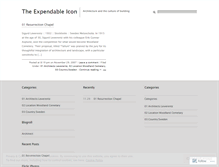 Tablet Screenshot of expendableicon.wordpress.com