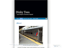 Tablet Screenshot of dinkytees.wordpress.com