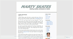 Desktop Screenshot of martyskates.wordpress.com