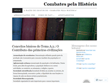 Tablet Screenshot of combatespelahistoria.wordpress.com