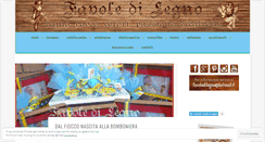 Desktop Screenshot of favoledilegno.wordpress.com