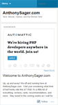 Mobile Screenshot of anthonysager.wordpress.com