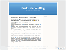 Tablet Screenshot of paulosisinno.wordpress.com