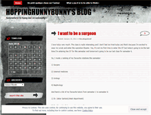 Tablet Screenshot of hoppinghunnybunny.wordpress.com