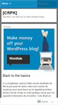 Mobile Screenshot of crpk.wordpress.com