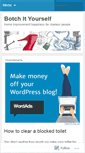 Mobile Screenshot of botchityourself.wordpress.com