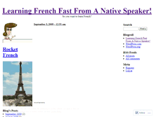 Tablet Screenshot of frenchpro.wordpress.com