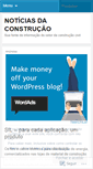 Mobile Screenshot of noticiasdaconstrucao.wordpress.com