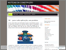 Tablet Screenshot of noticiasdaconstrucao.wordpress.com