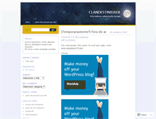 Tablet Screenshot of clandestinidade.wordpress.com