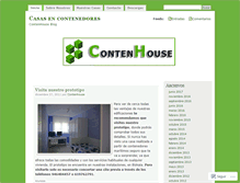 Tablet Screenshot of contenhouseblog.wordpress.com