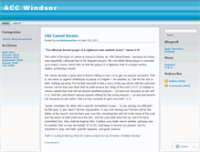 Tablet Screenshot of accwindsor.wordpress.com