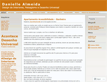 Tablet Screenshot of daniellealmeida.wordpress.com