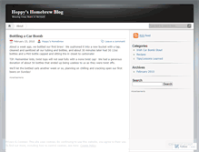 Tablet Screenshot of hoppyshomebrew.wordpress.com