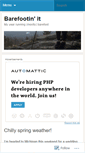 Mobile Screenshot of barefootinit.wordpress.com