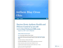 Tablet Screenshot of anthemohio.wordpress.com