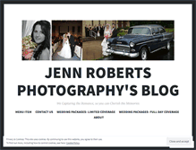 Tablet Screenshot of jennrobertsphotography.wordpress.com