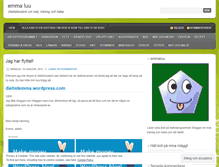 Tablet Screenshot of emmaluu.wordpress.com