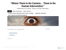 Tablet Screenshot of nocameranointervention.wordpress.com