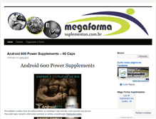 Tablet Screenshot of megaformasuplementos.wordpress.com