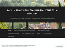 Tablet Screenshot of italianpropertyperugia.wordpress.com