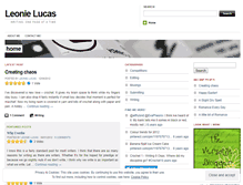 Tablet Screenshot of leonielucas.wordpress.com