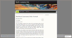 Desktop Screenshot of northlouisianaarts.wordpress.com