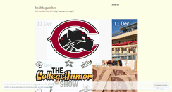 Desktop Screenshot of healthypanther.wordpress.com