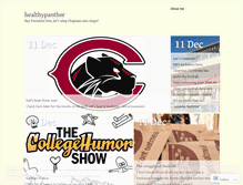Tablet Screenshot of healthypanther.wordpress.com
