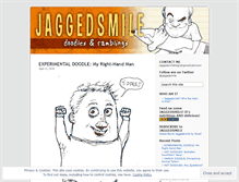 Tablet Screenshot of jaggedsmile.wordpress.com