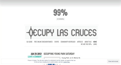 Desktop Screenshot of occupylascruces.wordpress.com