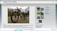 Desktop Screenshot of happytimecycles.wordpress.com