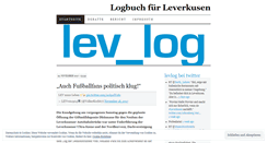 Desktop Screenshot of levlog.wordpress.com