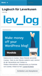 Mobile Screenshot of levlog.wordpress.com