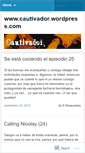 Mobile Screenshot of cautivador.wordpress.com
