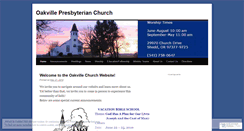 Desktop Screenshot of oakvillechurch.wordpress.com