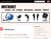 Tablet Screenshot of motrinet.wordpress.com