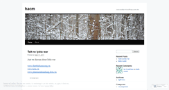 Desktop Screenshot of hacm.wordpress.com