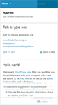 Mobile Screenshot of hacm.wordpress.com