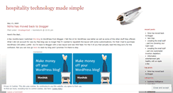 Desktop Screenshot of hospitalitytechnologymadesimple.wordpress.com